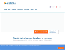Tablet Screenshot of chamilo.org